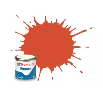 Humbrol 132 émail couleur rouge satiné 14 ml