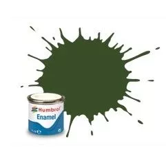 Humbrol 149 émail vert fonçé mat 14 ml