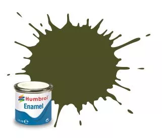 Humbrol 159 émail gris-brun kaki mat 14 mL