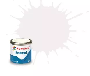 Humbrol 22 émail blanc brillant 14 mL