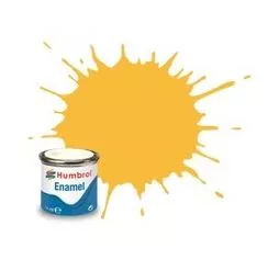 Humbrol 24 émail jaune trainer mat 14 mL
