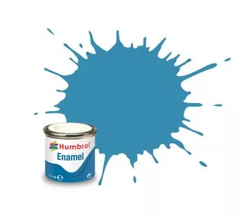 Humbrol 48 émail bleu méditerranér brillant 14 ml
