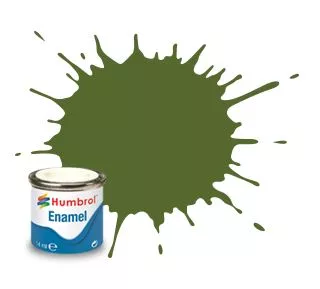 Humbrol 88 émail vert pont mat 14 ml
