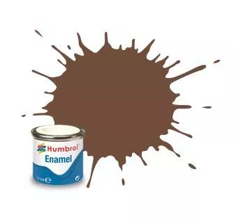 Humbrol 98 émail chocolat mat 14 mL