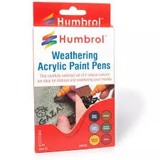 Humbrol AV0100 feutres à patiner 6 teintesà 10 mL