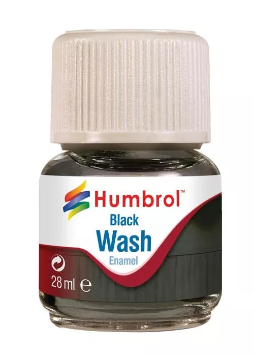 Humbrol AV0201 Wash black 28 ml