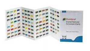 Humbrol P1158 tabled'équivallence des peintures émail
