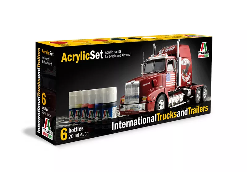 Italeri 435AP 6 couleurs acrylic international truck