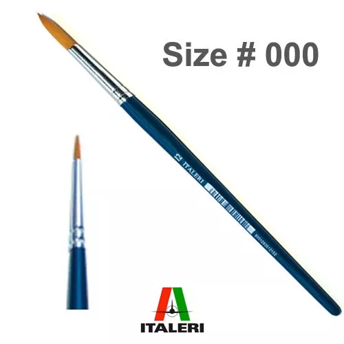Italeri 51201 pinceau rond grandeur 000