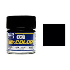 Mr Color C033 flat black primary 10 mL