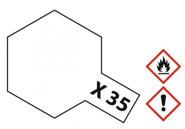 Tamiya 81535 X-35 transparent semi brillant 10 mL
