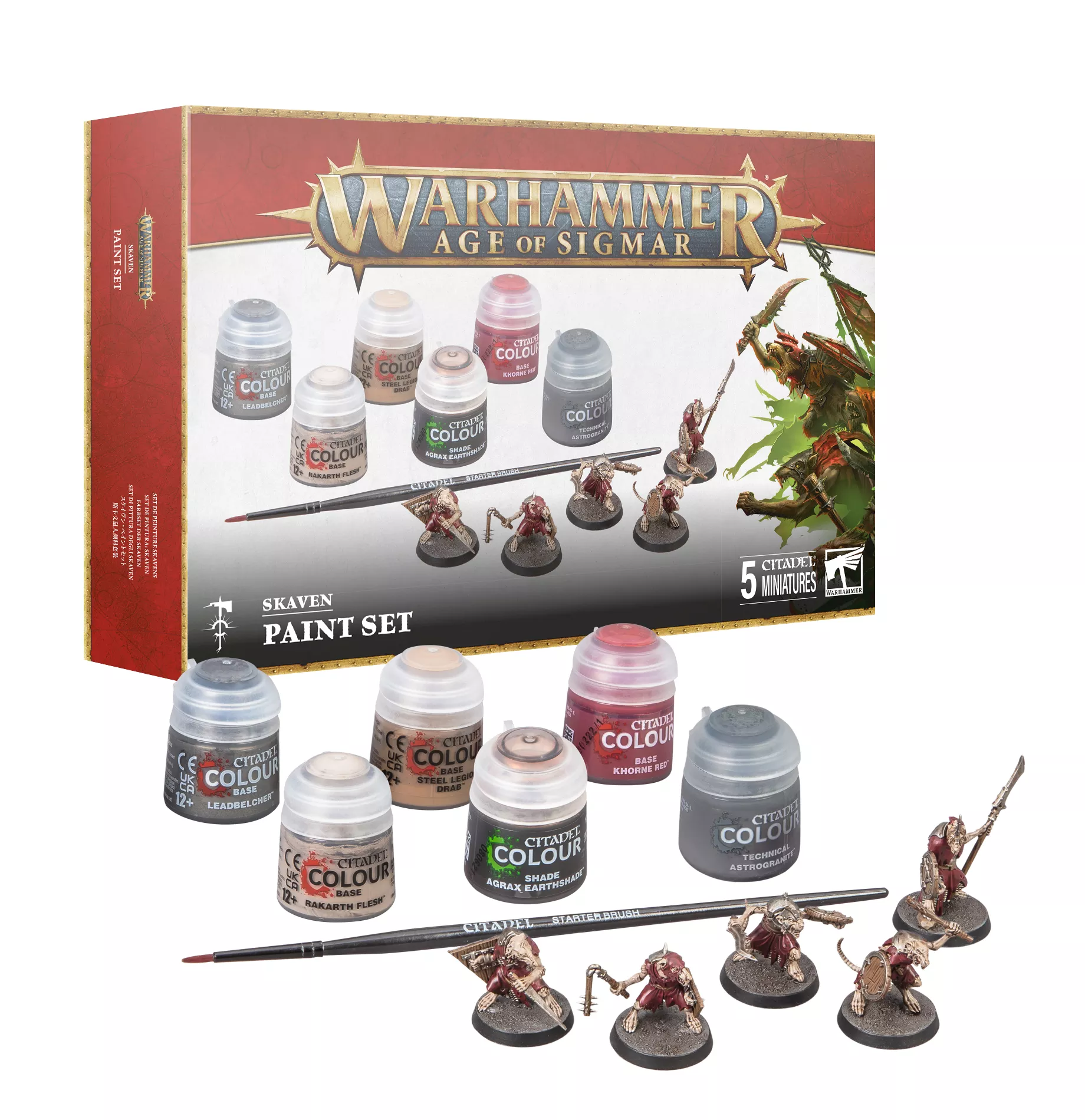 Age Of Sigmar Skaven : Paint Set