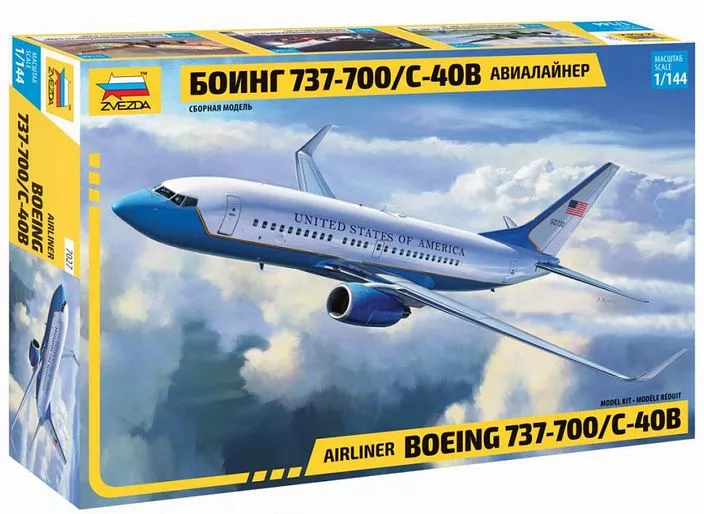 Zvezda 7027 1:144 Boeing 737-700 C-40B