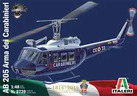 Italeri 2739 1:48 AB 205 Carabinieri