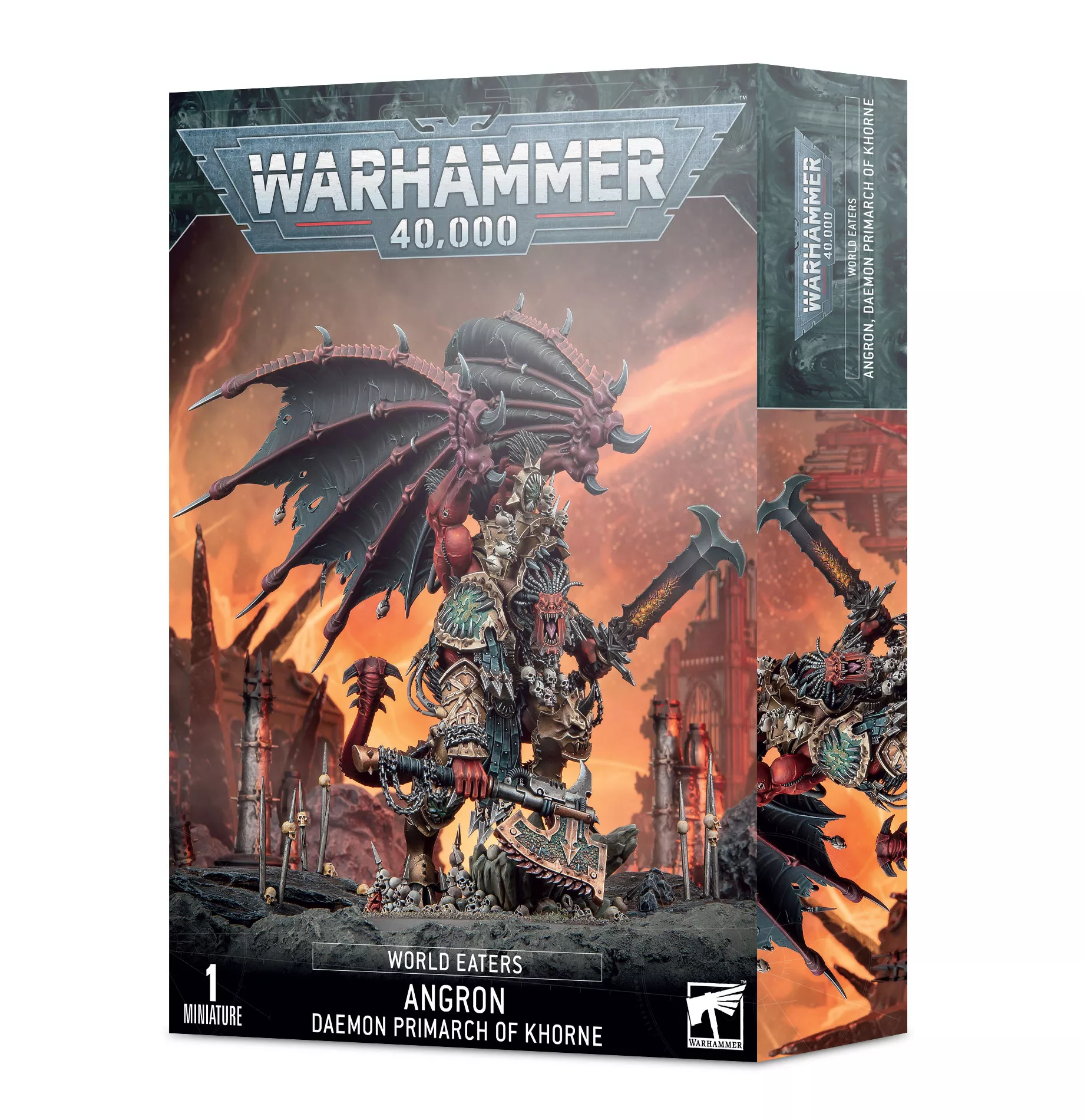 Warhammer 40 000 World Eaters : Angron Daemon Primarch of Khorne