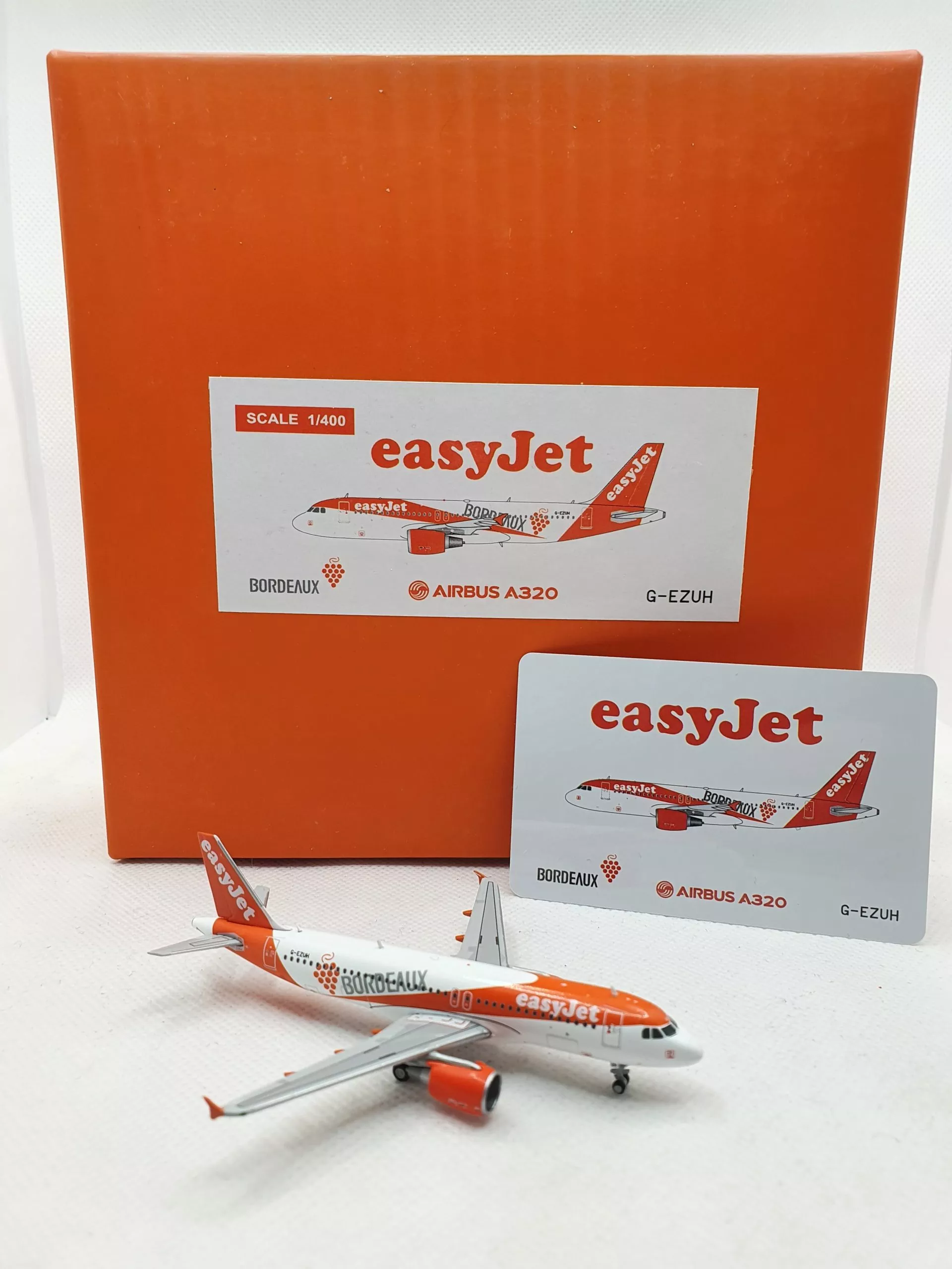 JC Wings 1:200 A320 G-EZUH Bordeaux