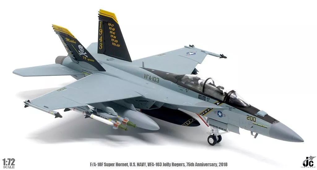 JC Wings 1:72 F-A 18F VFA-103 Jolly Rogers