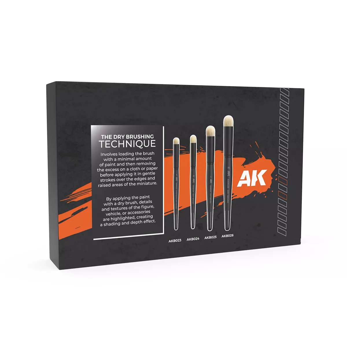 AK Interactive Set of 4 Dry Brushes 35ml
