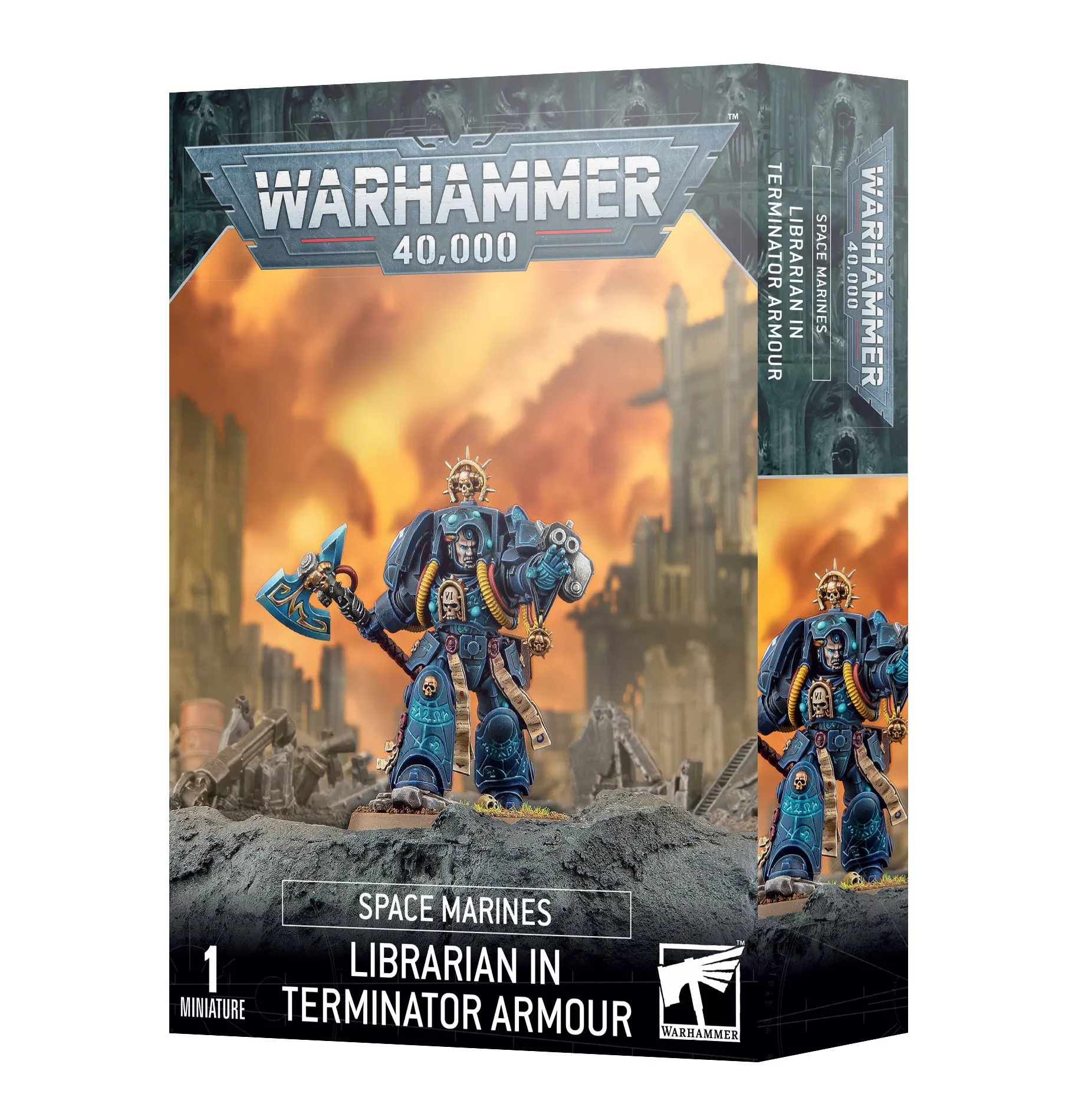 Warhammer 40 000 Space Marines : Librarian en Armure Terminator