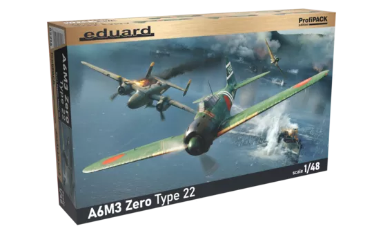 Eduard 82214 1/48 A6M3 Zero Type 22 ProfiPACK