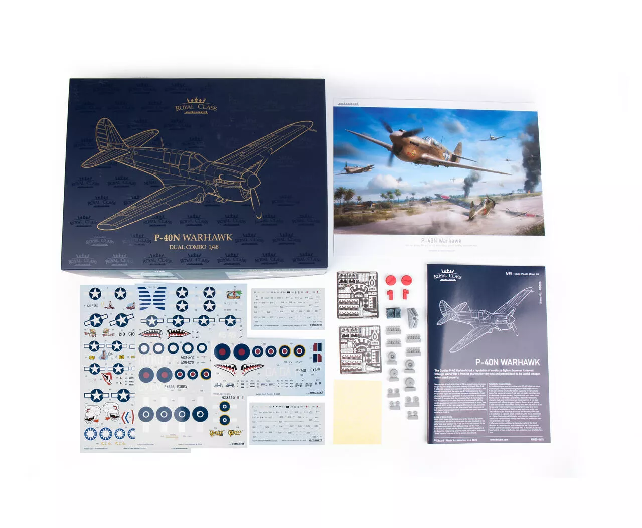 Eduard R0025 1/48 Curtiss P-40N Warhawk Royal Class Dual Combo