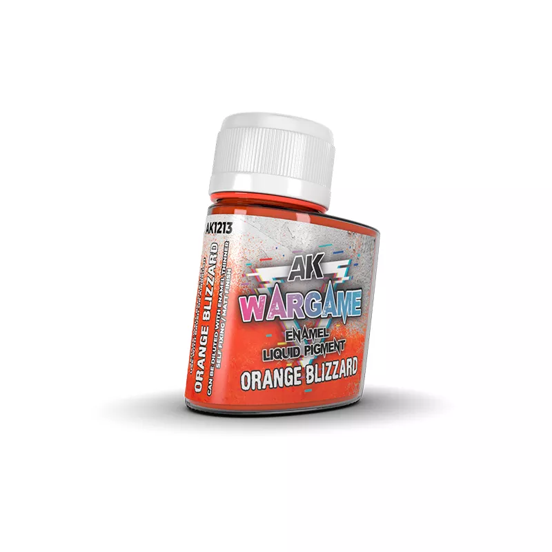 AK Interactive Orange Blizzardl - Wargame Pigment Liquide 35 ml