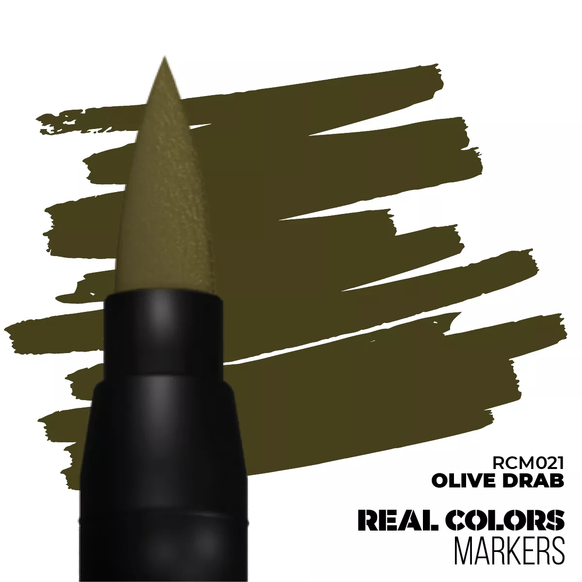 AK Interactive Real Color Marker Olive Drab