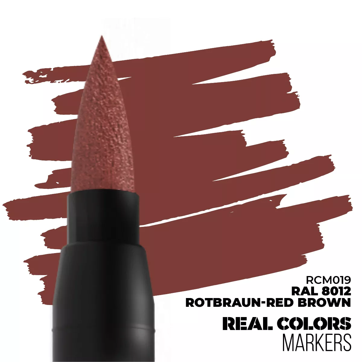 AK Interactive Real Color Marker RAL8012 Rotbraun-Red Brown