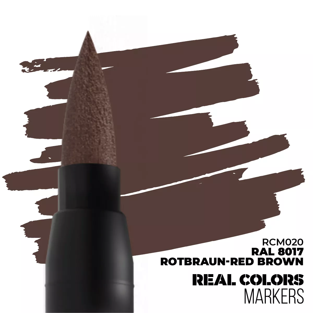 AK Interactive Real Color Marker RAL8017 Rotbraun-Red Brown