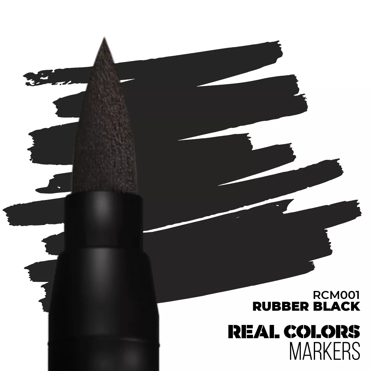 AK Interactive Real Color Marker Rubber Black
