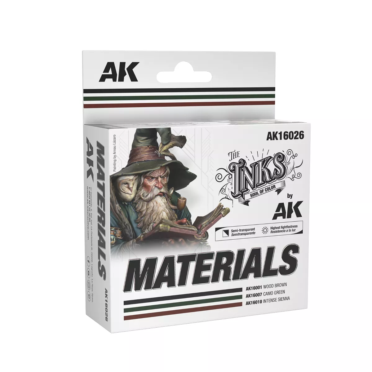 AK Interactive INKS Materials 3x 30ml