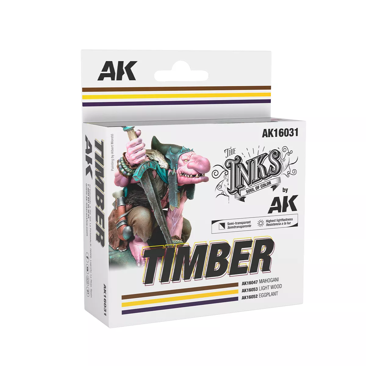 AK Interactive INKS Timber 3x 30ml