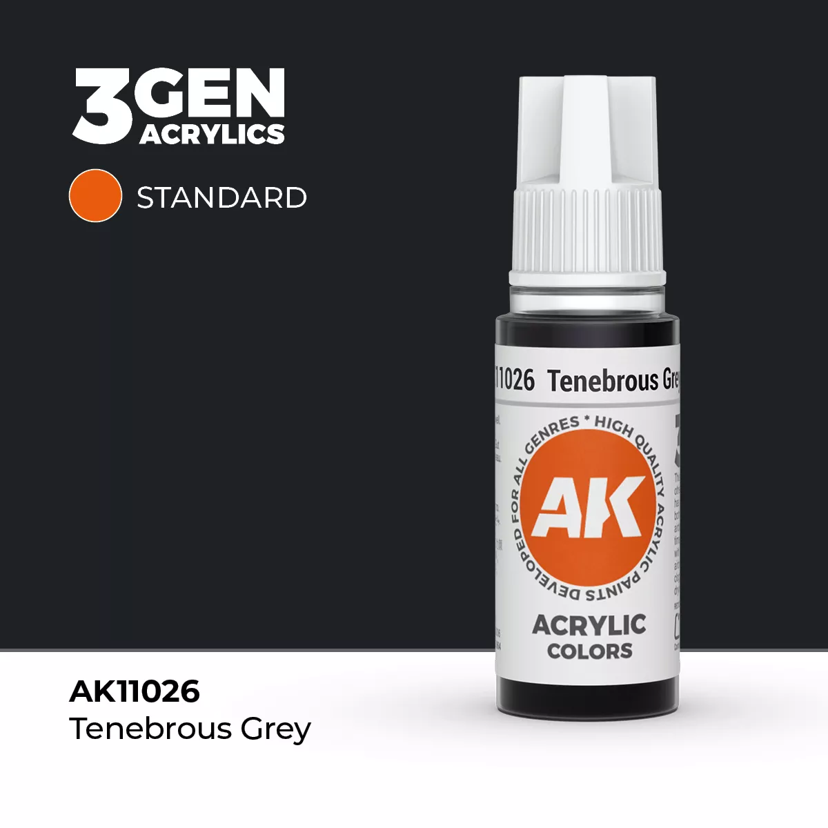 AK Interactive Tenebrous Grey 18ml