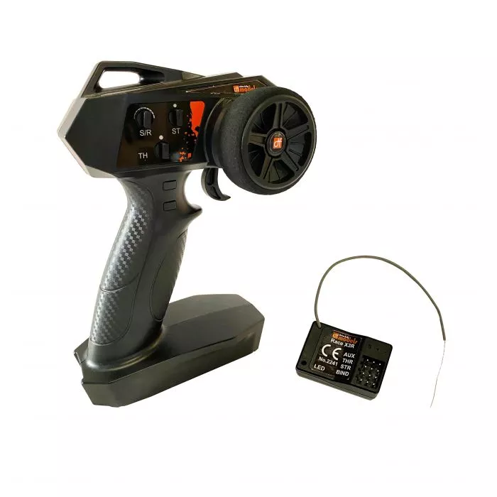 Df Models 2240 Radio 2.4Ghz Race X3 Surface 3 voies avec Recepteur