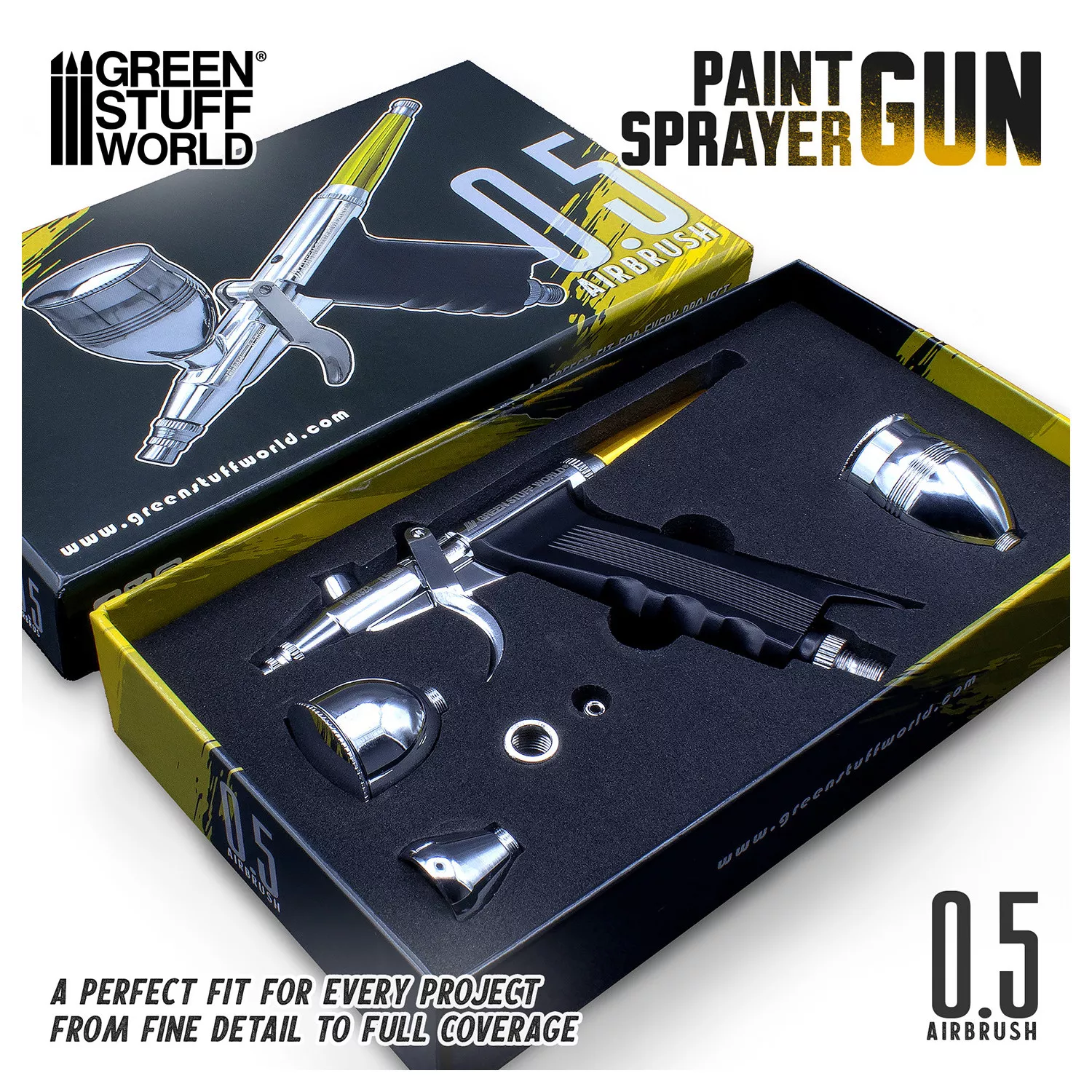 GSW 6323 Aérographe Double action 0.5 à gachette