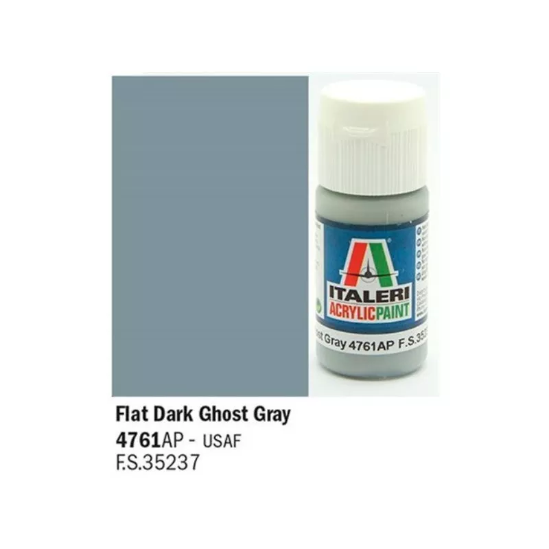 italeri 4761 flat dark ghost gray 20 mL
