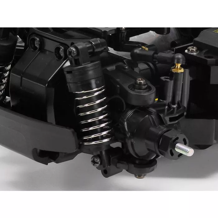 Tamiya 47515 1/10 RC Mini Cooper Racing (Carrosserie peinte bleu et blanc)