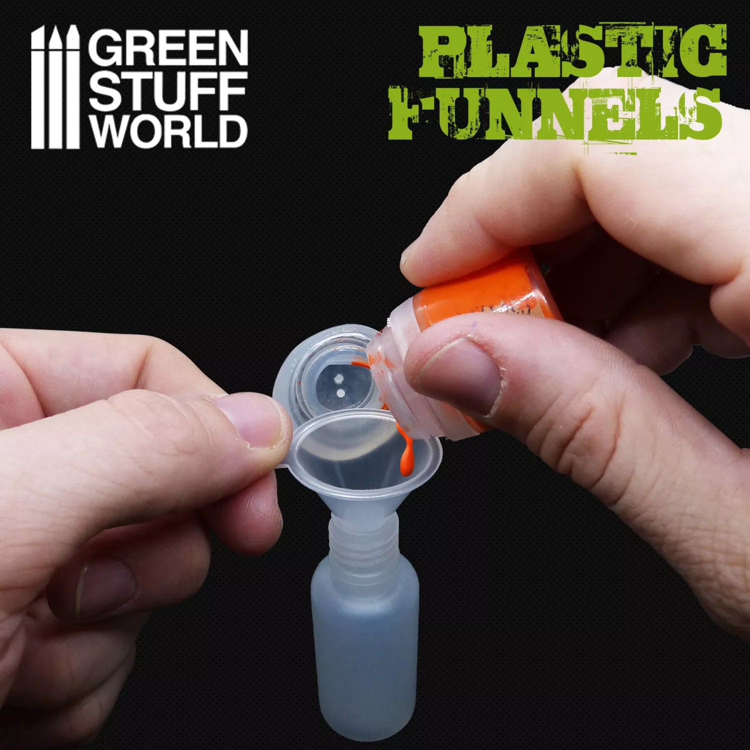 GSW 2196 Petits Entonnoirs en plastique Pack de x10