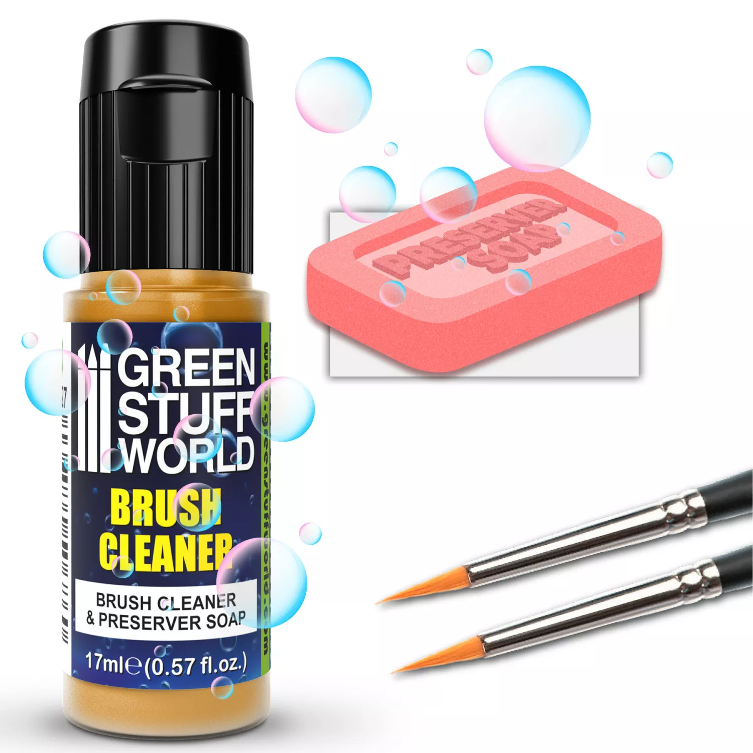 GSW Savon de nettoyage pour les pinceaux 17ml