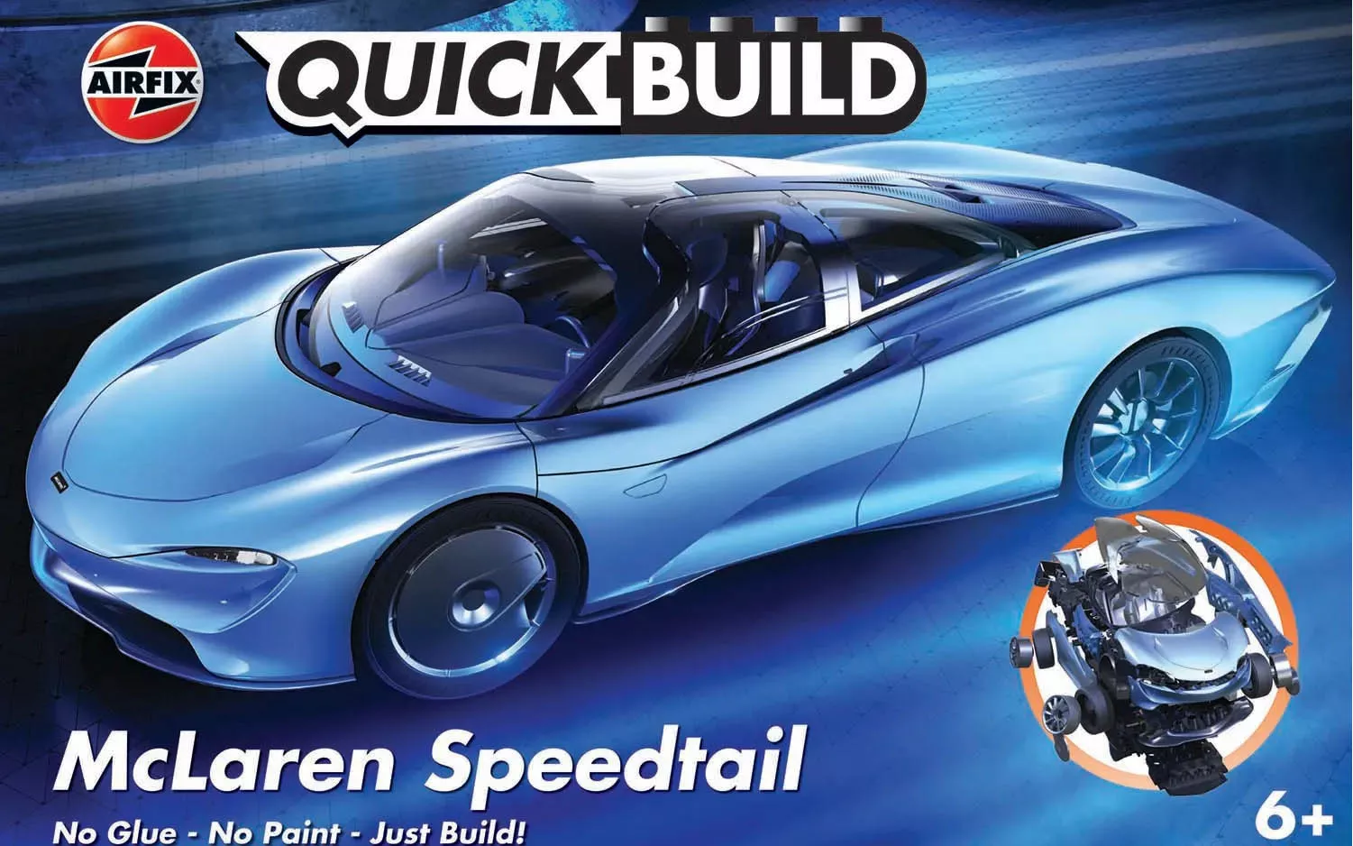 Airfix J6052 quick build, Mc Laren Speedtail