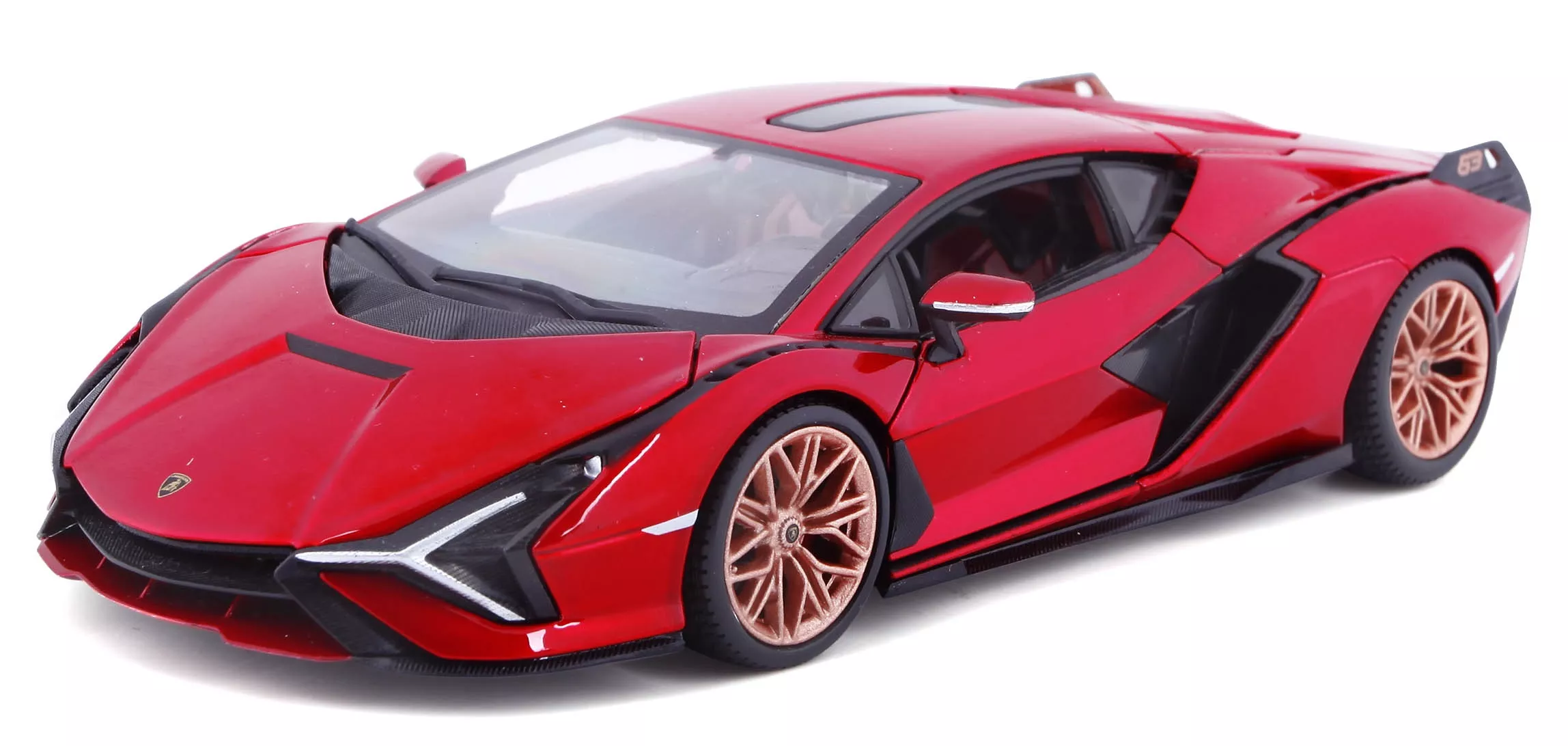 Burago  1821099-R 1:24 Lamborghini Sian FKP37 rouge