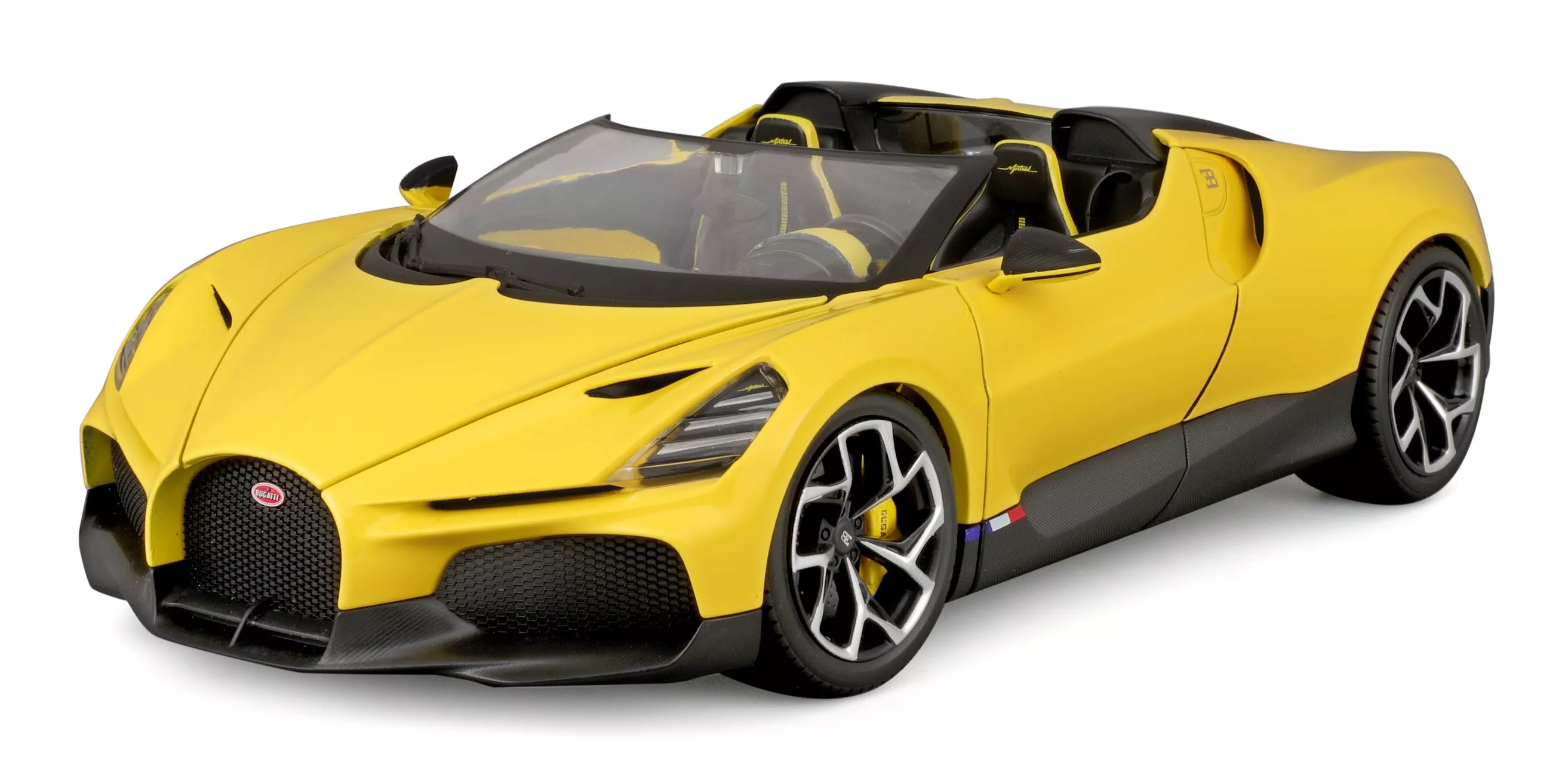 Burago 1811051-G 1:18 Bugatti Mistral jaune