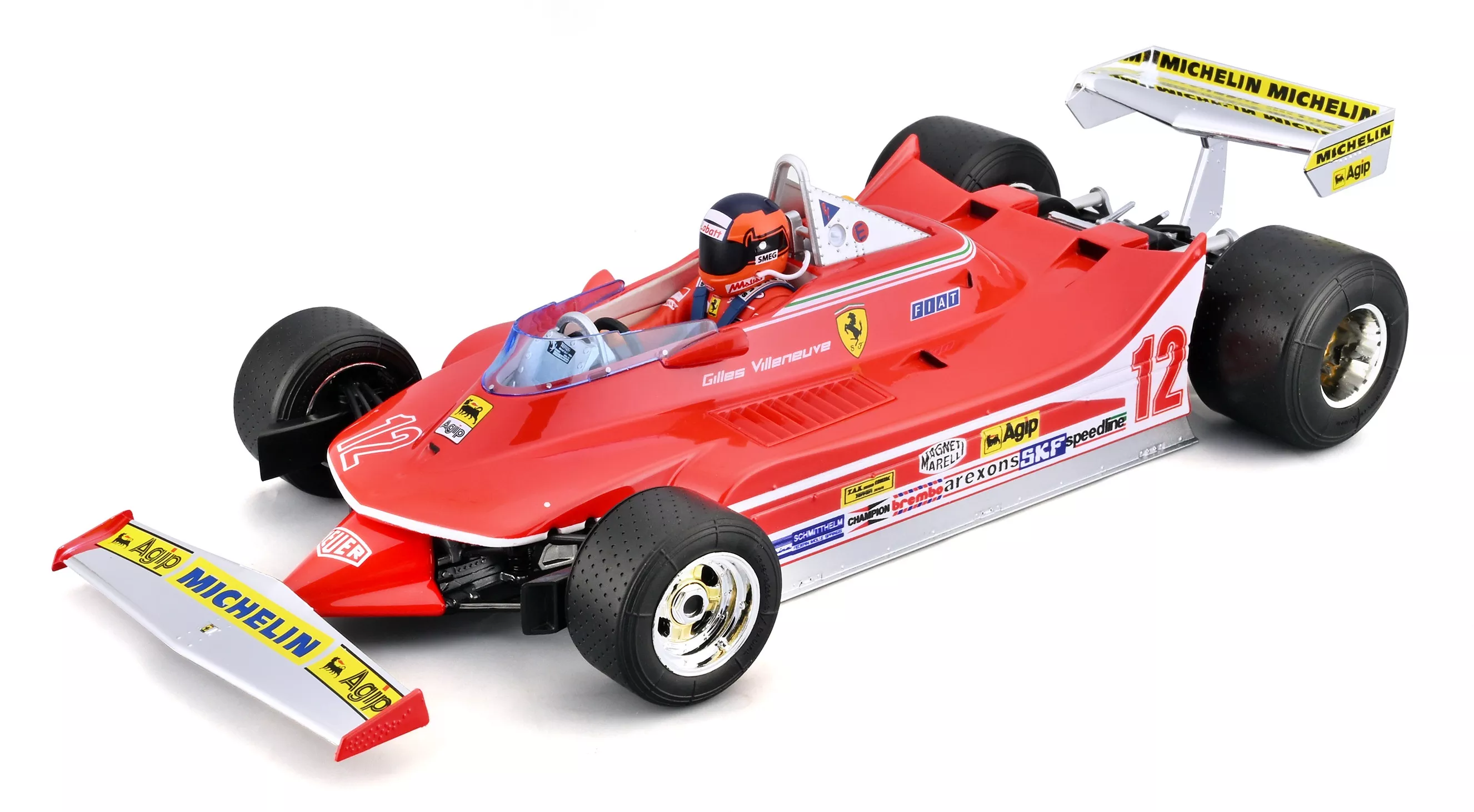 Burago 1816814-SA 1:18 Ferrari F1 312T4 J. Villeneuve 1979
