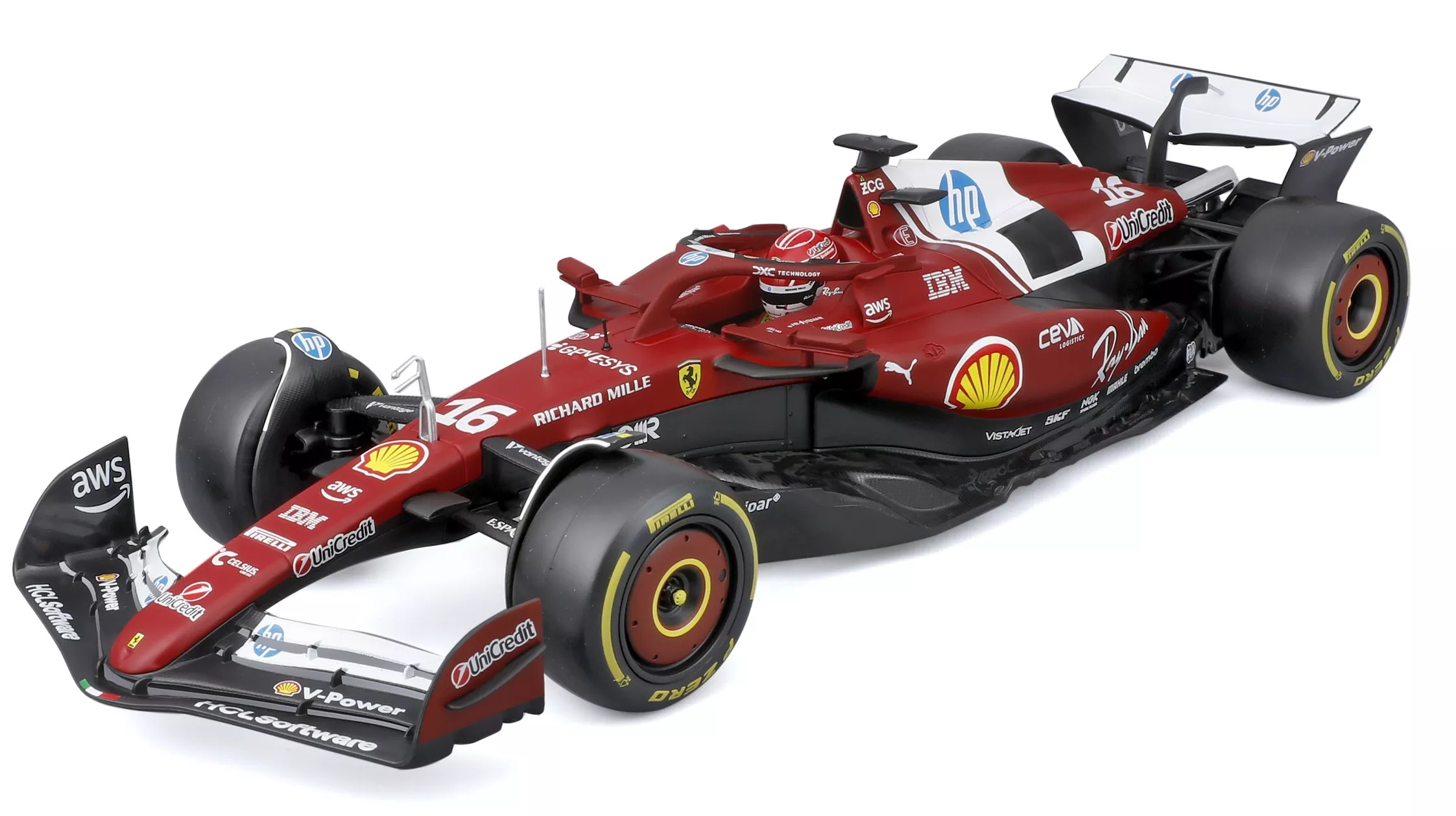 Burago 1816816-16 1:18 Ferrari F1 SF-25 C. Leclerc 2025
