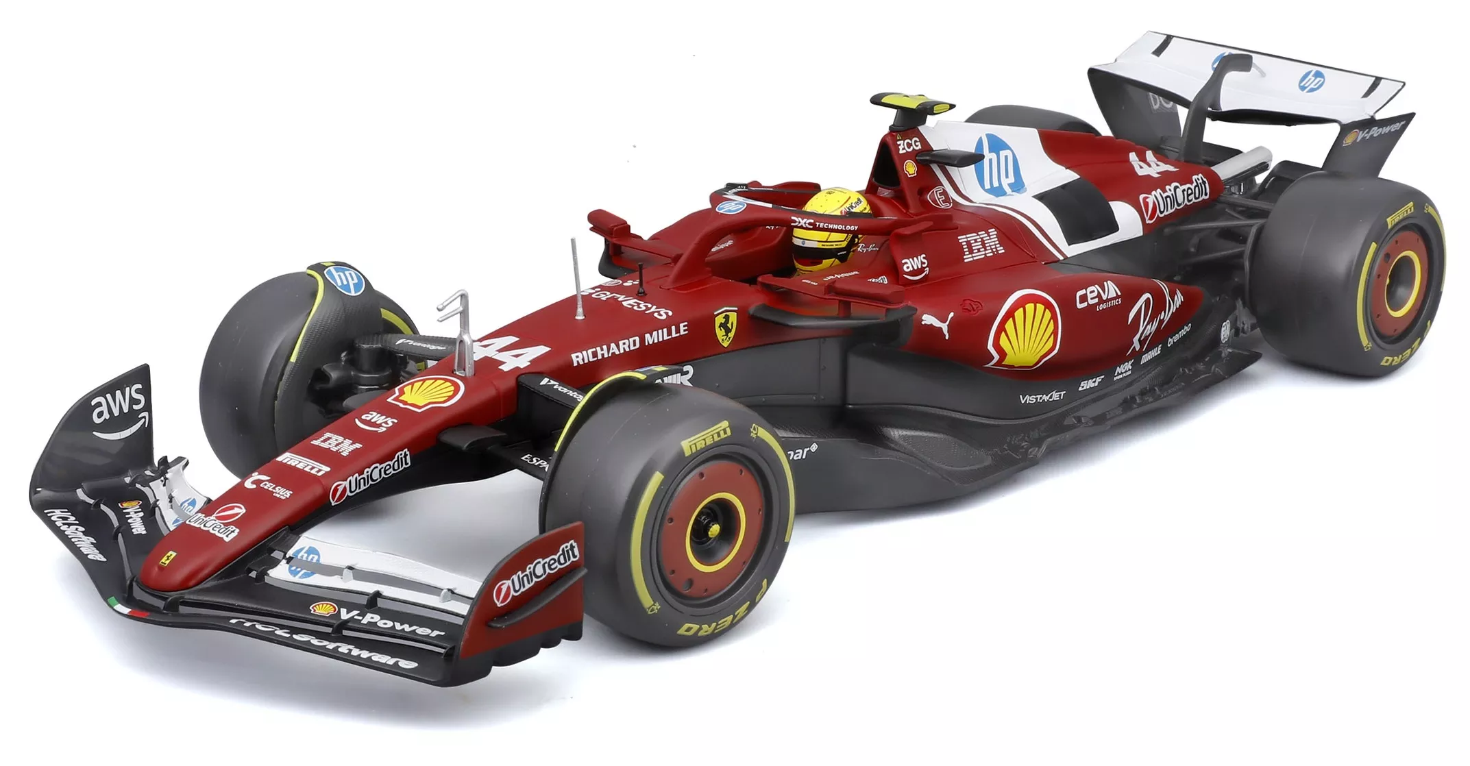 Burago 1816816-44 1:18 Ferrari F1 SF-25 Hamilton 2025