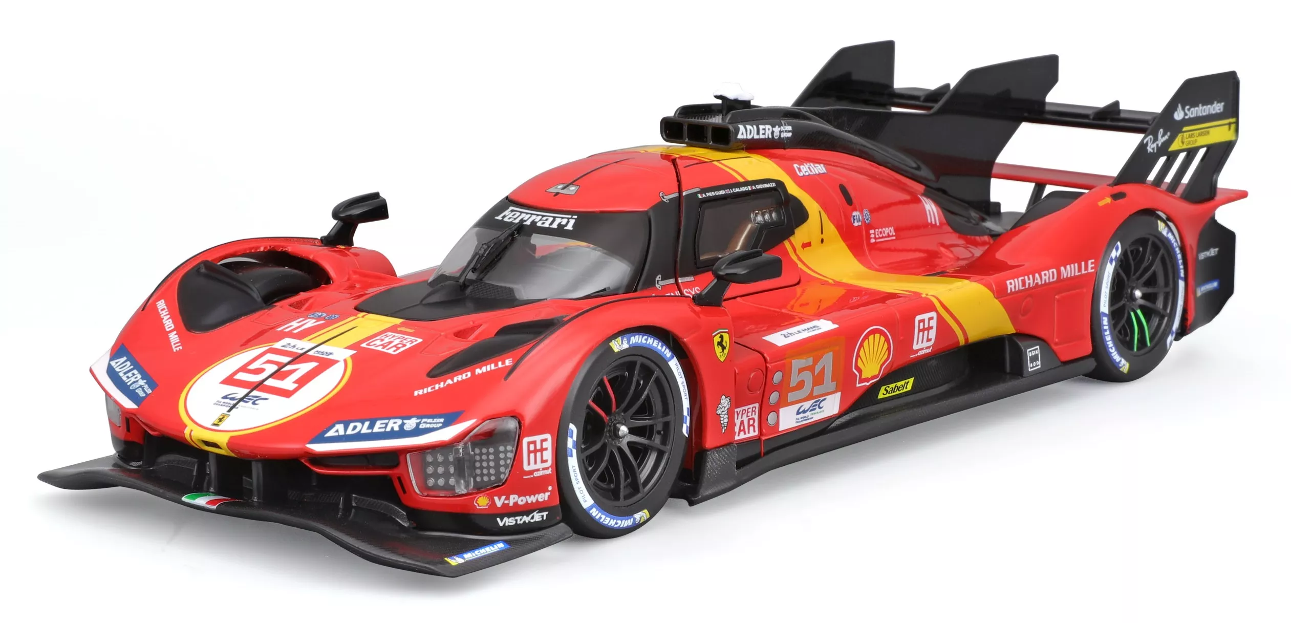 Burago 1826583-R 1:24  Ferrari Racing 499P LMH 2023 à assemblé