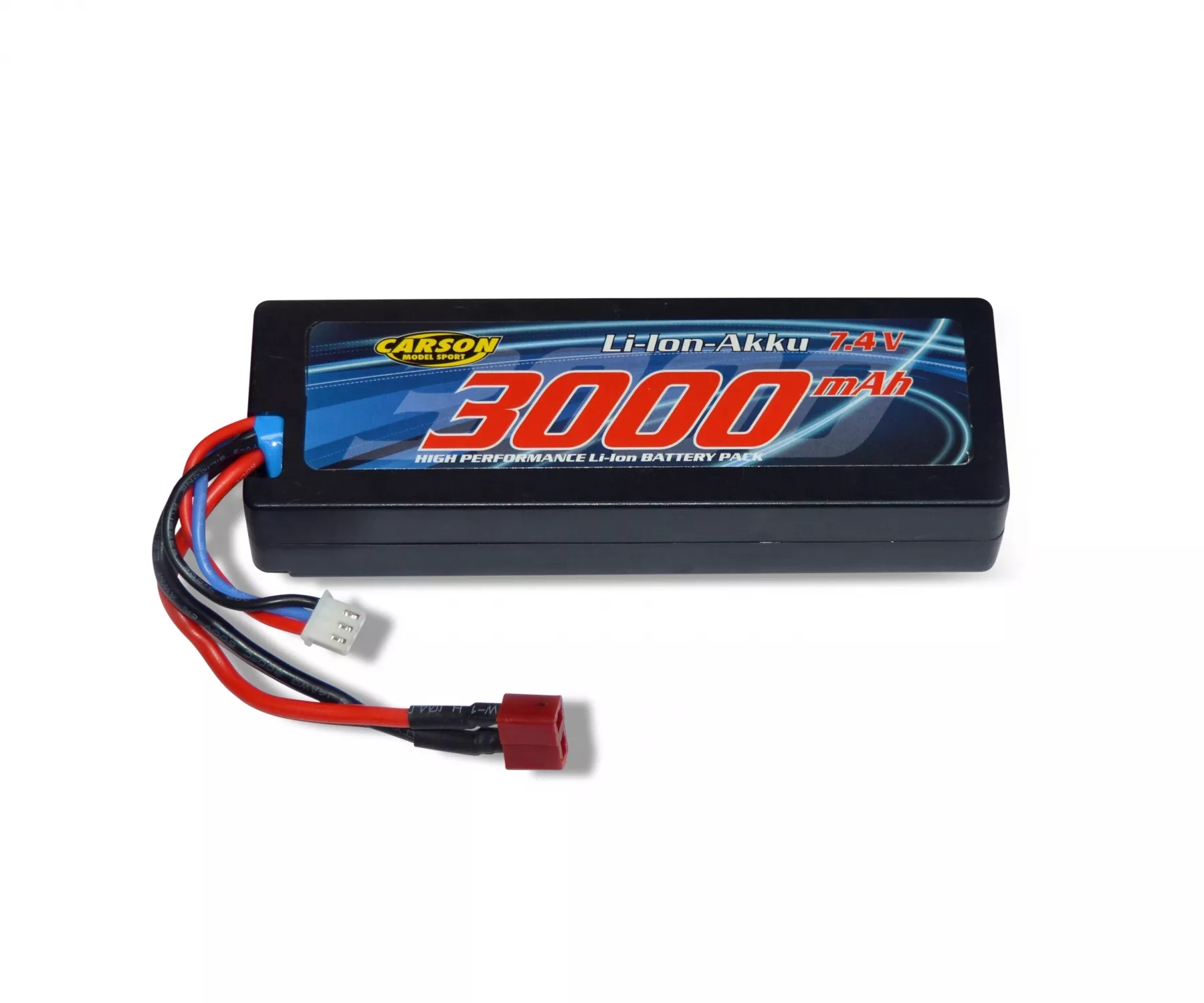 Carson 500608157 accu Li-Ion Race 7,4 V 3000 mAh, connecteur T DEAN