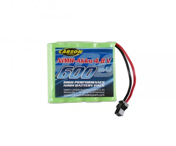 Carson 500608219 accu Ni-Mh 4,8 V 600 mAh prise JST