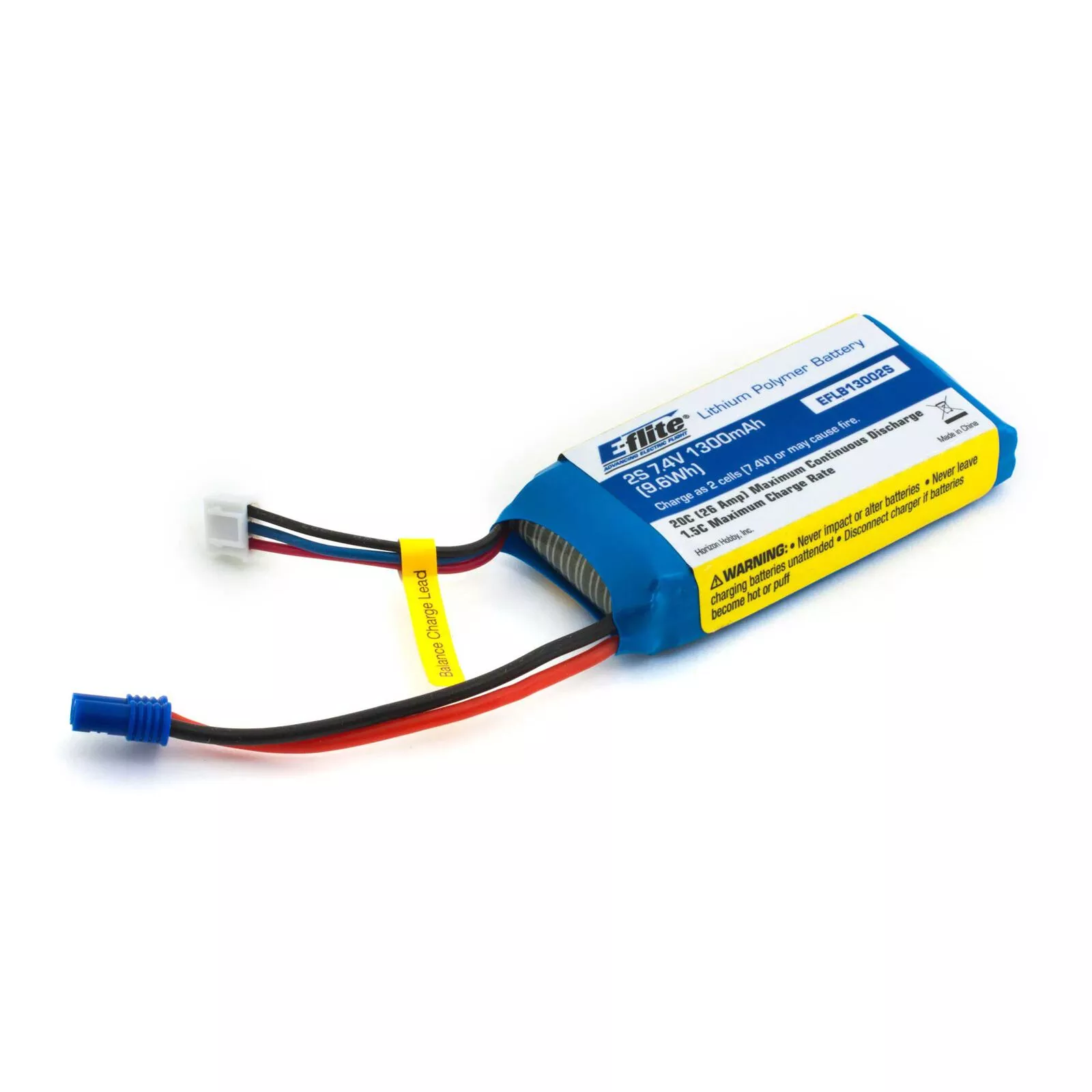 E-Flite EFLB13002S20 ACCU Li-Po 7,4V 1300mAh pour stratos