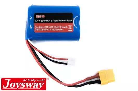 Joysway 82019 2S 7.4V 800mAh Li-Ion Pack Connecteur XT60